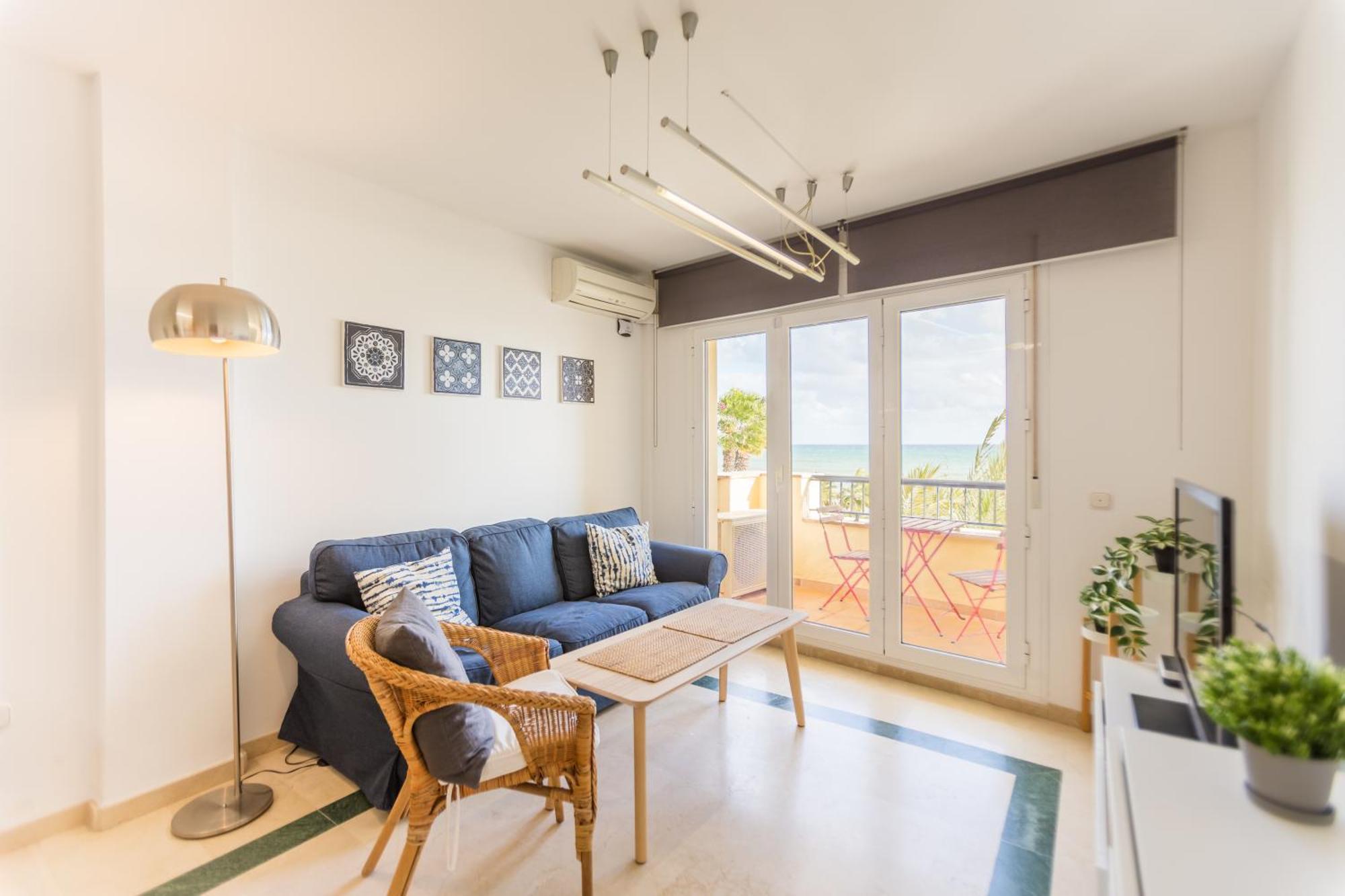 Bonito Apartamento En Primera Linea De Playa Эстепона Экстерьер фото